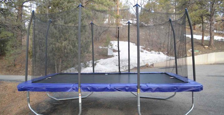 Skywalker 15-feet Rectangle Jump-N-Dunk Trampoline